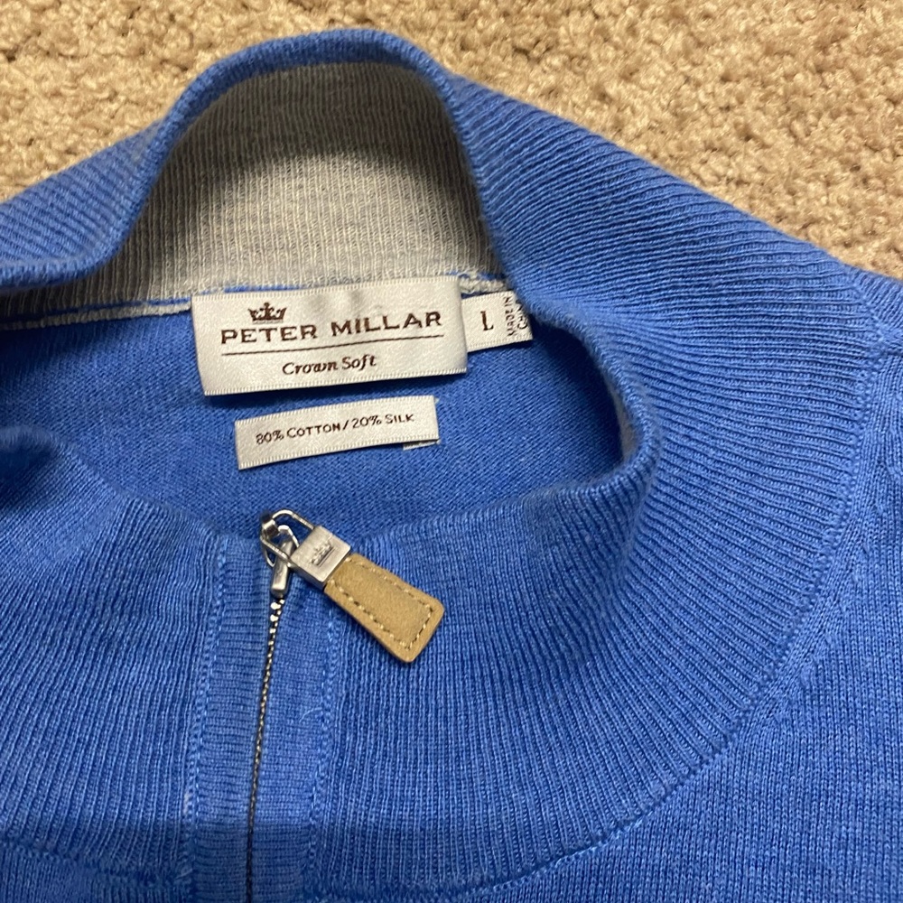 Men’s Peter Millar sweater. Size L